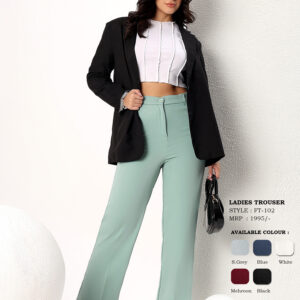 Women's High-Rise Wide Leg Tailored Trousers