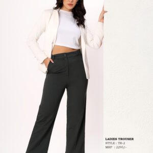 Women's High-Rise Wide Leg Formal Trousers