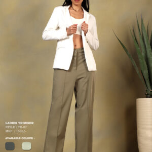 Women's High-Rise Straight Fit Tailored Formal Trousers