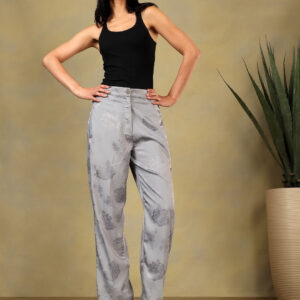 Women's Floral Print Wide Leg Trousers